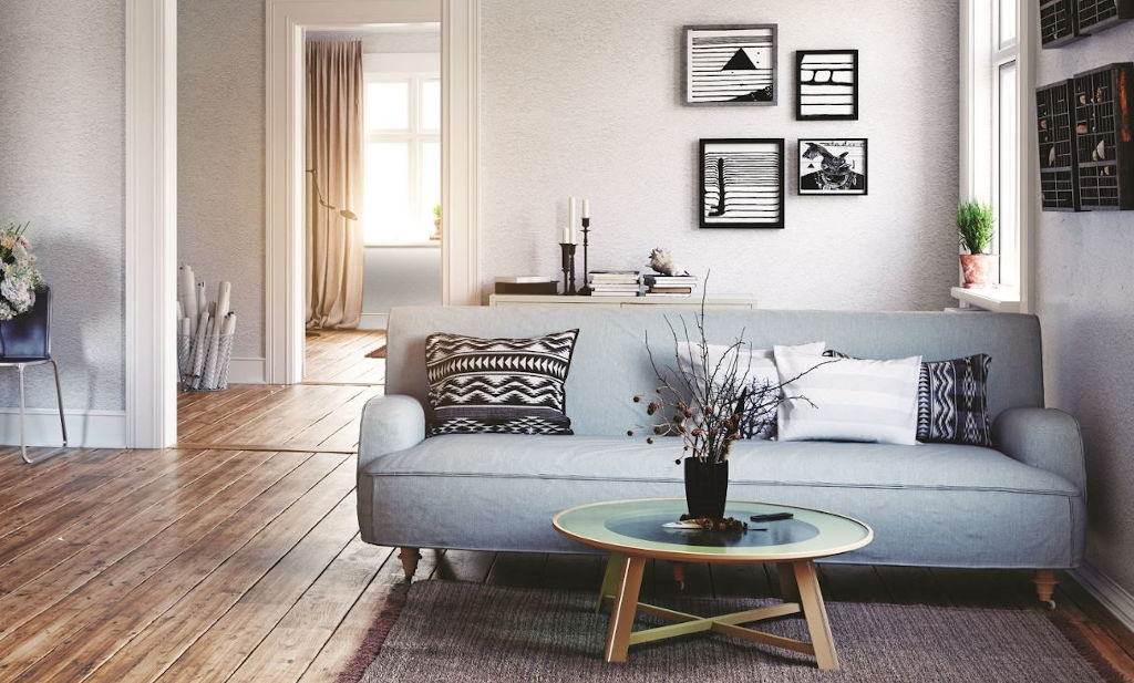 underfloor heating modern living room