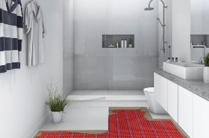 underfloor heating in bathroom